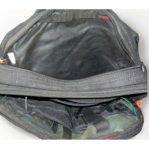 Vintage 90’s REI Waist/Fanny Pack Hiking Bag Black & Red Hip Camp - Picture 3 of 4